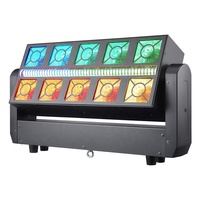 Projecteur à faisceau LED RGBW 4-en-1 10*25W, lumière stroboscopique, contrôle DMX512, indice de protection IP33, pour scène, événement, club, parc à thème