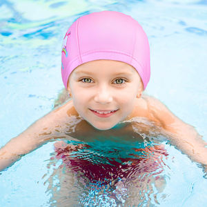 <span class=keywords><strong>Gorro</strong></span> de natación personalizado de fábrica con dibujos de animales para niños, <span class=keywords><strong>gorro</strong></span> de natación para niñas y niños, <span class=keywords><strong>gorro</strong></span> de natación elástico para <span class=keywords><strong>piscina</strong></span> para niños de 1 a 10 años - Product Image 4