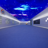 Techo 3D con Impresión UV de Galaxia para Decoración de Majlis