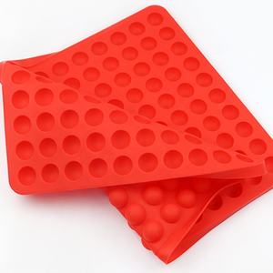 Moldes de silicona con forma de bola redonda para chocolate, alfombrilla de silicona con forma de cavidad, tamaño de 2cm, 1030, muestra gratis de fábrica, 140 - Product Image 1