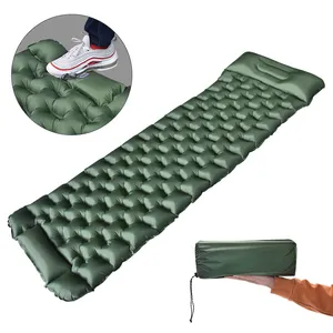 Camping Mat Easy Inflatable With Built-in Foot Pump Extra Thick Camping Mat Inflatable Sleeping Pad