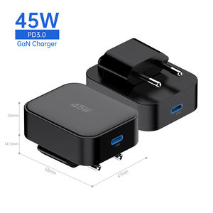 Cargador Rápido Universal Plegable Tommox 45W Tipo-C PD 3.0 OVP para Móvil/Tableta/Portátil - Product Image 1