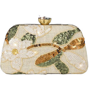Wholesale Custom 2026 Hot Selling Embroidery Floral Stylish Evening <b>Bag</b> Women's Fashion Evening Clutch <b>Bag</b> - Product Image 1