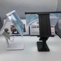 Katlanabilir ekran büyüteci ile Video izlemek için fabrika sıcak satış 12 inç hücre telefon standı amplifikatör