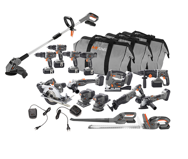 Factory Direct 18V/20V Rechargeable Portable Electric Cordless Lithium-Ion Battery Impact Drill Mini Drill Combo Kits
