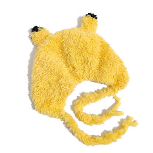 Gorro <span class=keywords><strong>de</strong></span> Felpa <span class=keywords><strong>con</strong></span> Orejeras <span class=keywords><strong>de</strong></span> Dibujos Animados, Estilo Coreano 2025, Nuevo, Lindo, Grueso, Cálido, Transpirable, <span class=keywords><strong>de</strong></span> Algodón, para Mujer - Product Image 4