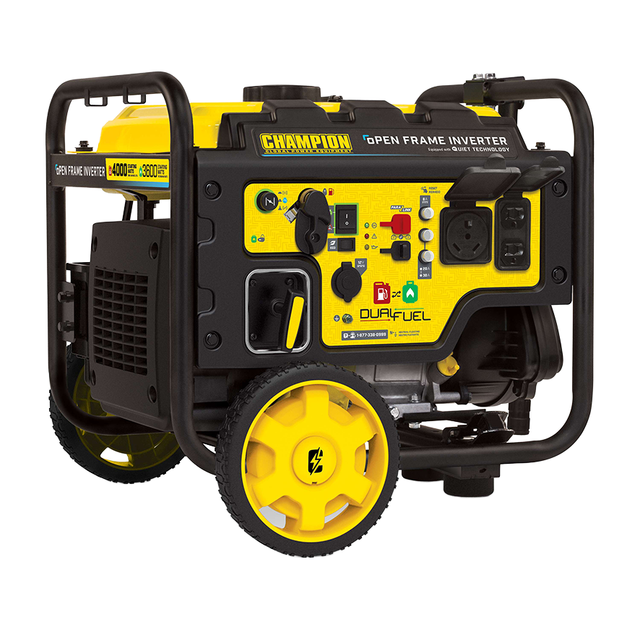 Inverter dual fuel manual start gasoline generator