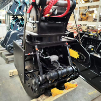 MONDE Scie à grappin hydraulique rotative à 360 degrés pour excavatrice, pince à bois, accessoire de coupe d'arbres pour l'exploitation forestière