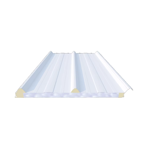 Modern Eco-Friendly EPS Prexs Steel Wall Sandwich Panel For Cleanroom Coldstorage Warehouse Buildings Insulation External - Product Image 1