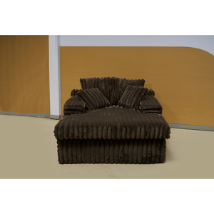 Hiện đại Modular đôi Chaise ngủ sofa <span class=keywords><strong>couch</strong></span> quá khổ chân không nén không xương cho phòng khách vải sofa - Product Image 6