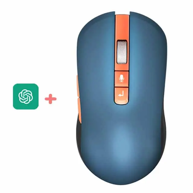 2.4G AI Mouse di traduzione multifunzione intelligente ricerca Wireless Chatgpt traduci lingue Chat Gpt Input Voice Mouse