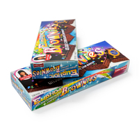 Emballage en papier de luxe personnalisé boîte rectangulaire prix de gros boîtes en papier brownies boîte à pépites de chocolat