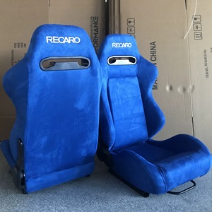 Sedile da Corsa Universale YLD Racing Regolabile con Rivestimento in Pelle Scamosciata Rossa - Product Image 5
