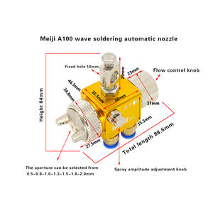 Personnalisation d'usine du pistolet à <span class=keywords><strong>peinture</strong></span> japonais Meiji A-100, pistolet à <span class=keywords><strong>peinture</strong></span> automobile, pistolet à <span class=keywords><strong>peinture</strong></span> pneumatique - Product Image 2