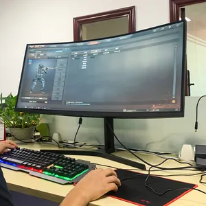 Usine directement 21:9 VA panneau moniteur incurvé 144Hz 4K moniteur de jeu pour bureau