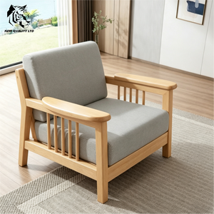 Sofá de tela de fábrica a buen precio, personalizable, en stock, listo para enviar, nuevo sofá seccional de madera para sala de estar, muebles de moda. - Product Image 1