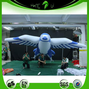 Pigeon gonflable personnalisé, ballon d'<span class=keywords><strong>oiseau</strong></span> bleu et blanc gonflable pour défilé, publicité gonflable, modèle d'<span class=keywords><strong>oiseau</strong></span> animal - Product Image 4