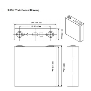 Pin ion Natri Meddore mới về, hơ<span class=keywords><strong>n</strong></span> 8000 chu kỳ, pin Polyanion SIB 2.85v 50ah 50160118 5C NFPP hình hộp chữ nhật dùng cho xe <span class=keywords><strong>n</strong></span>âng - Product Image 5