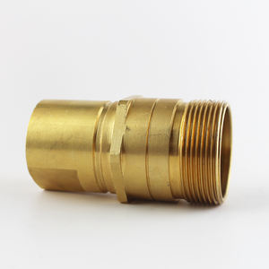 1/2 ''Gewinde Flügel mutter Messing Hydraulische Schnell kupplung 21Mpa NPT Gewinde verbunden Kupplung für Kippa hänger - Product Image 3