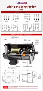 400W moteur à courant alternatif réducteur horizontal modèle de <span class=keywords><strong>réduction</strong></span> CV18-400W moteur à courant alternatif réducteur de vitesse - Product Image 6