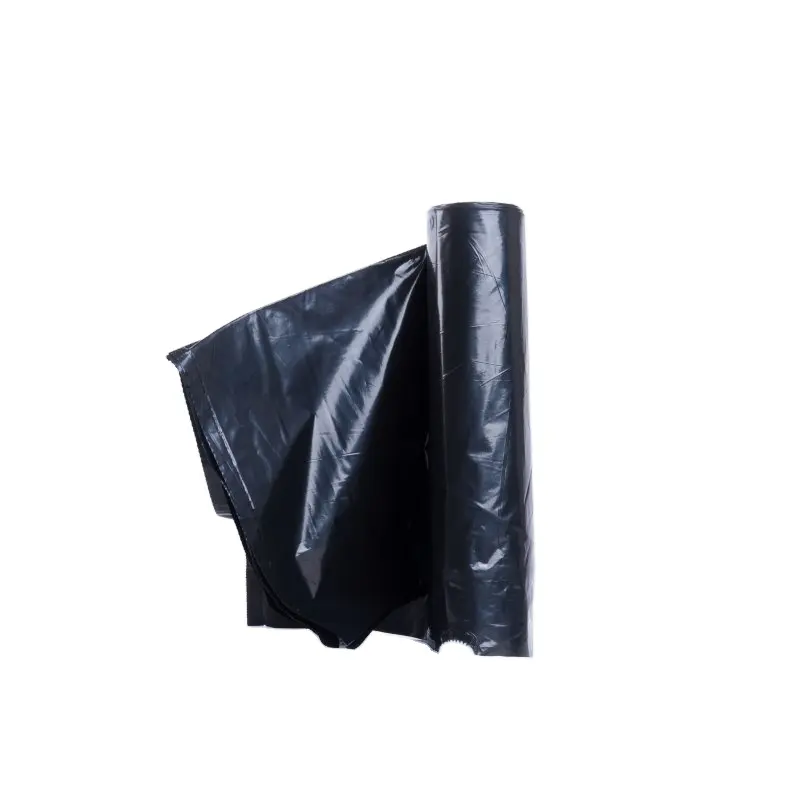 Ağır biyobozunur siyah 30 rolls çöp plastik çöp torbası