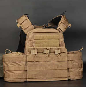 カスタムヘビーコーデュラタクティカルベスト高品質防水CPC外付けフレームプレートキャリア（CSプレイ＆フィールドトレーニング用） - Product Image 4