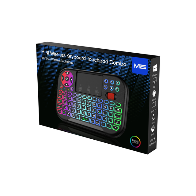2025 New I8 Plus Mini Wireless Backlit Keyboard & Air Mouse Remote Control 2.4G+BT for Android TV Box Smart Projector Computer