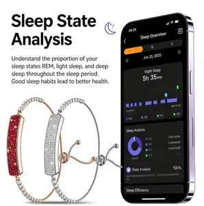 <span class=keywords><strong>Bracelet</strong></span> intelligent B5, incrusté de diamants, mode féminine, étanche 30m, <span class=keywords><strong>bracelet</strong></span> en métal, style bouton classique, <span class=keywords><strong>podomètre</strong></span>, fréquence cardiaque, pression artérielle - Product Image 2
