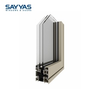 Paquete de Puertas y Ventanas de Aluminio Insonorizadas Modernas para Apartamentos Urbanos - SAYYAS WINDOWS JE86-IWS