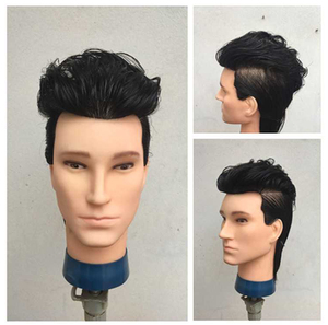 Promotion Exceptionnelle Tête de Formation <span class=keywords><strong>Homme</strong></span> Mannequin 100% <span class=keywords><strong>Cheveux</strong></span> Humains Réels pour Académie de Beauté, Sans Barbe - Product Image 5