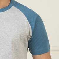 Nouveau T-shirt décontracté à col rond 100 % coton, coupe classique, tricoté, couleur unie, respirant, écologique, pour homme, prix de gros abordable