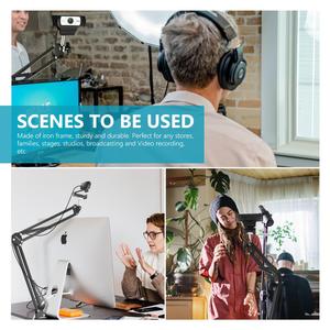 Neewer Có Thể Điều Chỉnh Desktop Kẹp Treo Scissor Mount Đứng Chủ Cho <span class=keywords><strong>Logitech</strong></span> Webcam C922 C930e C930 C920 <span class=keywords><strong>C615</strong></span> - Product Image 6