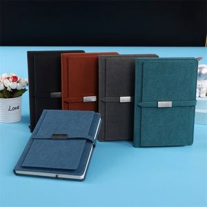 Business Custom Printing Coated Journal A5 PU Leather Notebook With Magnetic Closure - Product Image 2