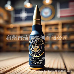 Adorno de Bala del USMC, Recuerdo del Aniversario 2025, Decoración de Escritorio de Resina, Regalo - Product Image 2