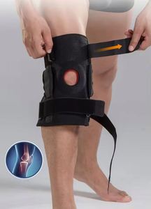 Leg Protector Stabilizer <b>Brace</b> Compression Extra Large Gel Patella Orthopedic <b>Hinged</b> <b>Knee</b> Support <b>Brace</b> for Arthritis - Product Image 4