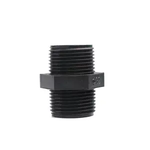 drip irrigation pipe fittings,PE tube external thread direct connector pipe fitting for garden irrigation system