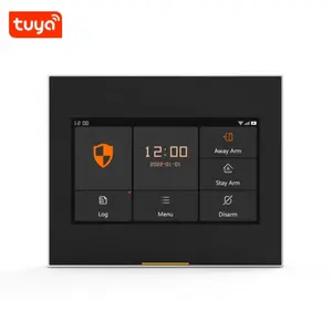 LDASEC Tuya WiFi pintar GSM 4G sistem Alarm keamanan Panel Built-in sirene dengan 433 pintu Sensor gerak bel pintu SOS