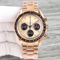 Montre de luxe pour homme personnalisée, automatique, mécanique, en acier inoxydable, avec cristal saphir, mouvement Seiko, réserve de marche, analogique, pour plongée