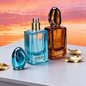 Venta al por Mayor de Botellas de Perfume de Vidrio de 30ml y 50ml, con Pulverizador, Boca Roscada, Portátiles, de Fondo Grueso, para Aceites Esenciales y Cosméticos - Product Image 3