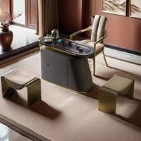 Banc de maquillage et de rangement pour chaussures en fer forgé, style minimaliste italien de luxe léger, pour entrée de maison, tabouret ottoman AL