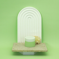 Pot cosmétique rond en PP personnalisable en couleur, conteneur en plastique vide pour crème pour les yeux, fond de teint, beurre corporel et emballage de produits de soin de la peau