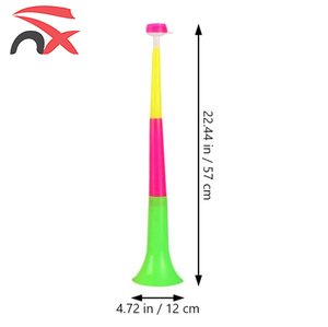 Corneta de Plástico Personalizada <span class=keywords><strong>con</strong></span> Logotipo, Precio Económico al por Mayor, para Animar en Eventos Deportivos, <span class=keywords><strong>Campana</strong></span> de Vaca para Fanáticos del Fútbol - Product Image 4