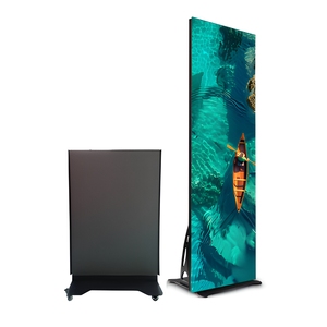 Pantalla LED P2 para póster, marco delgado de aluminio, IP65, resistente al agua y al polvo, con temporizador, para escaparates de tiendas minoristas. - Product Image 1