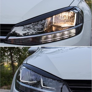 Couvre-phare Volkswagen Golf 7, garniture en ABS noir brillant, accessoire extérieur - Product Image 1