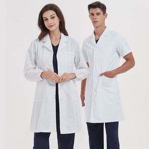 Uniformes de Hospital Personalizados, Conjuntos de Bata y Pantalones Quirúrgicos, Overoles para Personal de Enfermería con Logotipo, para Enfermera Mé<span class=keywords><strong>dica</strong></span>, Sexy, Blanco, Corto - Product Image 6