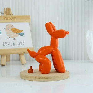 Moderno semplice creativo in <span class=keywords><strong>resina</strong></span> che fa la cacca <span class=keywords><strong>palloncino</strong></span> per cani ornamenti per la casa decorazioni morbide regali artigianali - Product Image 5