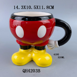Taza <span class=keywords><strong>de</strong></span> Cerámica 3D <span class=keywords><strong>de</strong></span> <span class=keywords><strong>Mickey</strong></span> y Minnie, Diseño Creativo, Selección Cuidadosa, Linda Taza <span class=keywords><strong>de</strong></span> Pareja <span class=keywords><strong>de</strong></span> Dibujos Animados, Ecológica, con Asa Dorada/Brillante - Product Image 6
