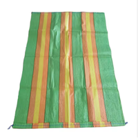 Sac tissé en PP coloré multi-usages de haute qualité 25kg 50kg 100kg pour farine, céréales, blé, maïs, sucre, sel, résistant à l'humidité