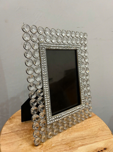 Elegante Marco de Fotos de Cristal con Diamantes, Marco Decorativo de Vidrio para Exhibición en Mesa, Decoración para el Hogar y Bodas - Product Image 2