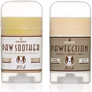 Private label organic Pet Natural Dog Paw Balm Protection Wax Relief for Raw Dry or Rough Paws